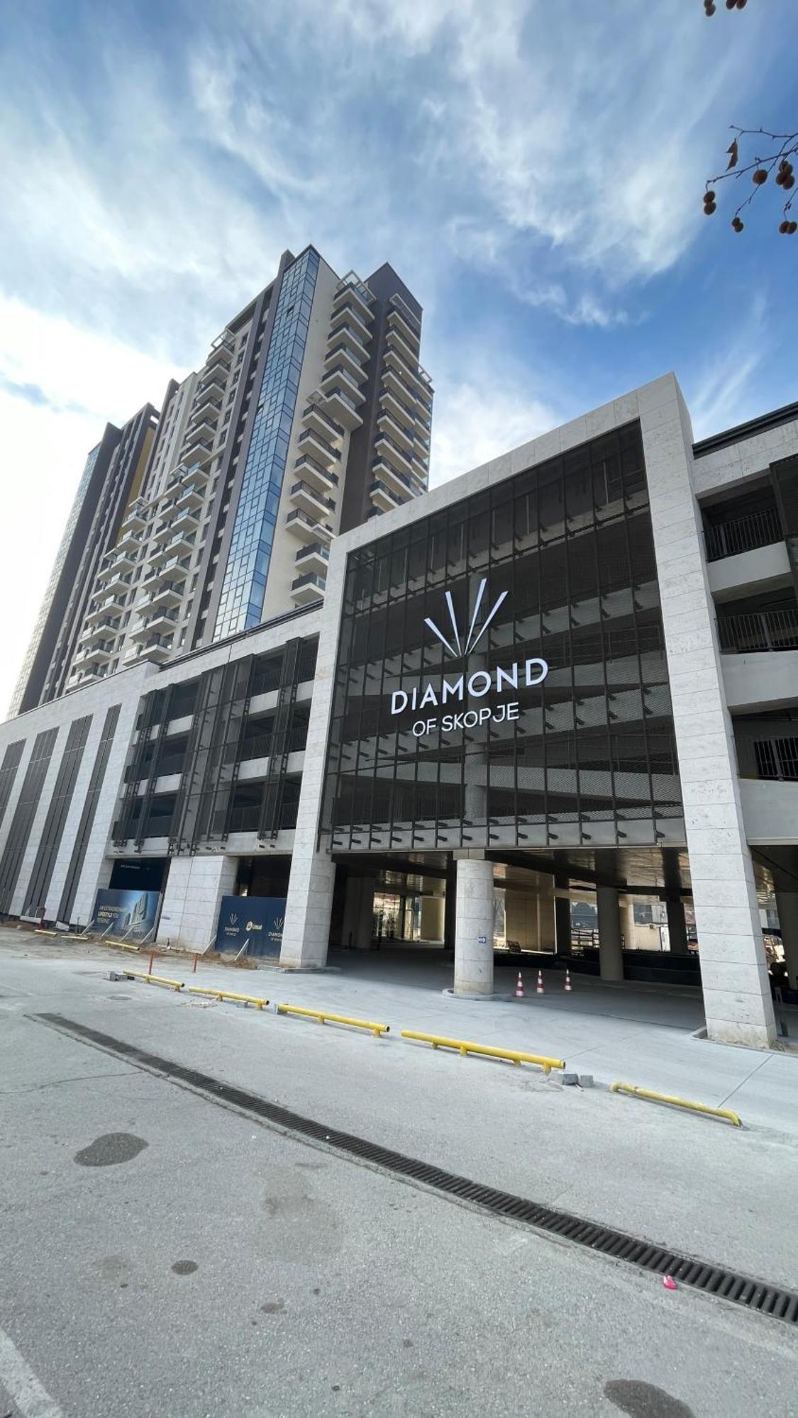 Diamond Of Skopje Luxury Apartment 18Th Floor Dış mekan fotoğraf